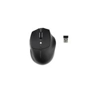 Kensington Pro Fit Ergo MY435 EQ - Ratón inalámbrico, se adapta a manos de tamaño pequeño a mediano, botones programables, botones de clic silencioso, conexión Bluetooth 5.0 y 2.4 GHz, color negro