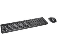 Kensington Pro Fit - Juego de Teclado y Mouse inalámbricos de Perfil bajo, tamaño Completo, Oficina en casa, Negro, ambidiestro, inalámbrico