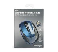 Kensington Ratón inalámbrico Pro Fit tamaño mediano, azul zafiro