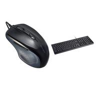 Kensington Ratón con cable: mouse de tamaño completo Pro Fit; Ratón óptico con c