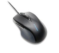 Kensington Ratón con cable: mouse de tamaño completo Pro Fit; Ratón óptico con cable de 5 botones con forma ergonómica para diestros y conexión Plug & Play - Certificado para funcionar con Chromebook