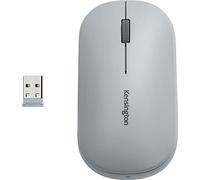 Kensington Ratón Inalámbrico - SureTrack Ratón Ambidiestro Fino para Portátiles, Ordenadores o Teletrabajo, Compatible con Chrome, Mac, Windows y Android - Gris (K75351WW)