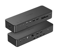 Kensington SD7100T5 EQ Pro Thunderbolt 5 Estación de acoplamiento, color | Thunderbolt 5 de 80 Gbps, entrega de energía de 140 W, pantallas triples 4K o dobles 8K, ranura SSD M.2 bloqueable
