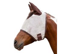 Kensington Signature - Máscara antimoscas con ribete de red, orejas de malla suave y apertura de antebloqueo, tamaño: XL-Lrg. Color del caballo: 500 - Arena del desierto