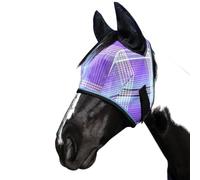 Kensington Signature - Máscara antimoscas con ribete de red, orejas de malla suave y apertura de antebloqueo, tamaño L: color promedio: 2017, lavanda y menta