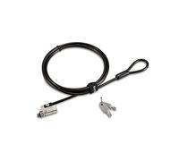 Kensington Slim NanoSaver® 2.0 Candado con Llave para Ordenadores Portátiles Finos con Ajuste Universal y Cable de Acero al Carbono de 1,8 m (K65021WW)
