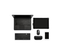 Kensington - Teclado compacto multidispositivo con tecnología inalámbrica dual