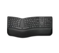 Kensington Teclado Ergonómico Inalámbrico - Pro Fit Ergo Ergonómico con Distribución de Teclas UK, Modo Dual 2.4 GHz y Bluetooh - Compatible con Chrome, macOS, Windows (K75401UK)