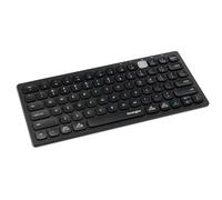 Kensington Teclado inalámbrico - Multi Dispositivo Inalámbrico Dual Teclado Compacto, Conecta vía Bluetooth o USB 3.0, Mini Teclado Distribución QWERTY ES, Windows, Mac, iOS y ChromeOS (K75502ES)