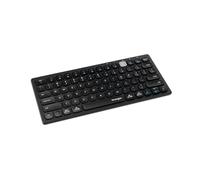 Kensington Teclado inalámbrico: teclado compacto inalámbrico dual multidispositivo; se conecta a través de Bluetooth o USB 3.0, mini teclado QWERTY UK Layout, compatible con Windows, Mac, iOS y