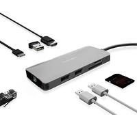 Kensington UH1400P USB-C Adaptador USB Travel Hub para Ordenador Portátil, No Re