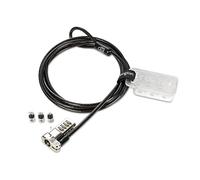 Kensington Universal 3-in-1 Combination Laptop Lock - Preset - Carbon Steel, Plastic - 6 ft - for Notebook