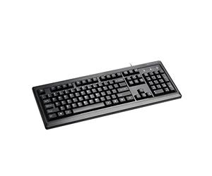 Kensington Valuekeyboard - Teclado (QWERTY, USB+PS/2), color negro ( Teclado Italiano)