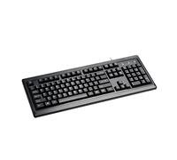 Kensington ValuKeyboard Teclado con cable para PC, portátil, PC de escritorio, ordenador y notebook, el teclado es compatible con Dell, Acer, HP, Samsung y más, con diseño español, Negro (1500109ES)