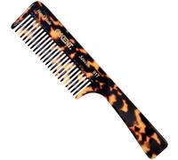 Kent 91TY - Peines desenredantes para mujer, peine de dientes anchos para cabello rizado y ondulado, peines de dientes anchos y peine para cabello húmedo, peine de ducha de dientes anchos de mango