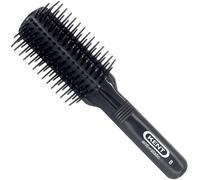 Kent as8 cepillo de cabello anti esttico cepillo de cabello pequeo para suavizar y rizar el cabello corto o mediano. Mini cabello de 7 filas para e