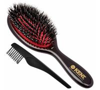 Kent Brushes Oval Porcupine Cushion Hairbrush, Ruby CSMS, Small, 6 Ounce by Kent