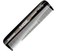 Kent FOT G - Peine de dientes finos para barba, peine de bolsillo hecho a mano de 4.5 pulgadas y peine de viaje para hombres, peine pequeño para cabello fino o delgado, cuidado del bigote y barba y