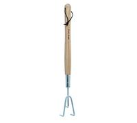 Kent & Stowe Garra de jardín de 3 púas largas, de Acero Inoxidable, con Mango de Madera de Fresno, 54 cm de Largo