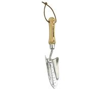 Kent & Stowe Pala trasplantadora - Pala Manual de Acero Inoxidable para Plantar y trasplantar, Pala con Mango de Madera de Fresno, tamaño: 32,5 cm