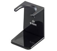 Kent VSB2 - Soporte grande de pl stico negro para brochas de afeitar autoadhesivas que se cuelgan. Pieza esencial de cualquier kit de afeitado ma