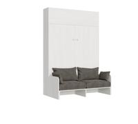 Kentaro Sofà Cama abatible vertical de 160 cm con mueble alto oscilobatiente - ALESSIA 20