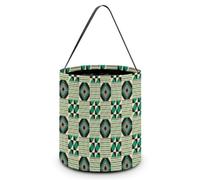 Kente - Bolsas de tela con estampado tribal divertido para Halloween, para truco o trato, cubos de regalo para regalos de fiesta