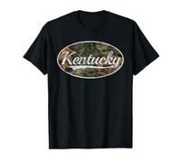Kentucky Camouflage Camo Classic Aesthetic Graphic Camiseta