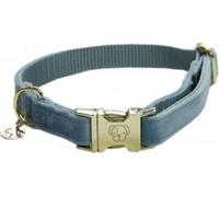 Kentucky Dogwear Collar para Perro "'Velvet" - Azul claro - M (36-52 cm) Kentucky Dogwear