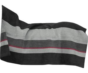 Kentucky Horsewear Manta de Forro Polar "Square Stripes" Heavy, 140x120 cm - Black Kentucky Horsewear