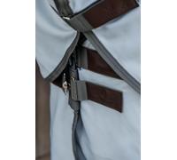 Kentucky Horsewear - Manta para eczema - Manta con cuello - Gris - 140-6'3