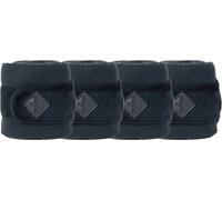 Kentucky Horsewear Polar Fleece Bandages Basic Velvet - Negro Kentucky Horsewear