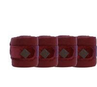 Kentucky Horsewear Polar Fleece Bandages Velvet - Burdeos Kentucky Horsewear
