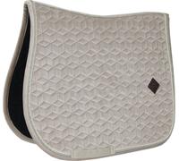 Kentucky Horsewear Saddle Pad Basic Velvet Jumping - Beige Kentucky Horsewear