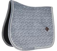 Kentucky Horsewear Saddle Pad Basic Velvet Jumping - Gris Kentucky Horsewear
