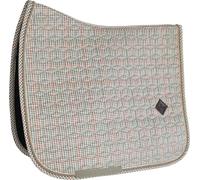Kentucky Horsewear Saddle Pad Pied-de-Poule Dressage - Beige Kentucky Horsewear