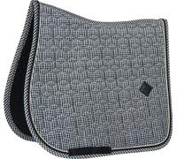Kentucky Horsewear Saddle Pad Pied-de-Poule Jumping - Negro Kentucky Horsewear