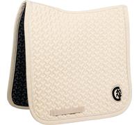 Kentucky Horsewear Saddle Pad Plaited 3D Logo Dressage - beige Kentucky Horsewear