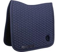 Kentucky Horsewear Saddle Pad Plaited 3D Logo Dressage - navy Kentucky Horsewear
