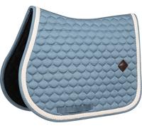 Kentucky Horsewear Saddle Pad Plaited Cord Jumping - light blue Kentucky Horsewear