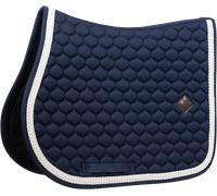 Kentucky Horsewear Saddle Pad Plaited Cord Jumping - navy Kentucky Horsewear