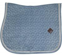 Kentucky Horsewear Saddle Pad "Velvet" Jumping - Azul claro Kentucky Horsewear