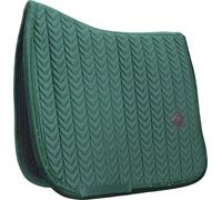 Kentucky Horsewear Saddle Pad "Velvet Pearls" Dressage - Pine green Kentucky Horsewear