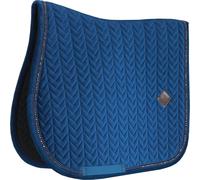 Kentucky Horsewear Saddle Pad "Velvet Pearls" Jumping - Azul marino Kentucky Horsewear