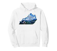 Kentucky State Pride Baptized in Blue Stained Glass Sudadera con Capucha