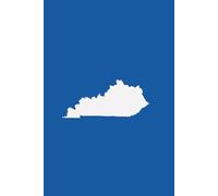 KENTUCKY TRUE BLUE AND WHITE - Premium Lined Journal | 6" x 9" | Soft Cover | 120+ Pages: A High-Quality Writing Notebook - Ideal for School, Work, or Thoughtful Gifts