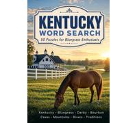 Kentucky Word Search Puzzle Book: Explore Bluegrass State Themes | 50 Puzzles | Perfect for Kentucky Enthusiasts