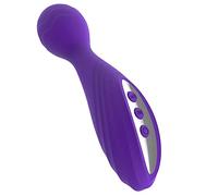 Kenty Personal inalámbrico con 8 playas de supervelocidad y 20 impulsos/ipx7 masajeador terapéutico personal impermeable y extremadamente silencioso, recargable por USB