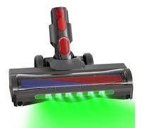KENVOR Cepillo compatible con Dyson V7, V8, V10, V11, V15, 6 Luz Verdes