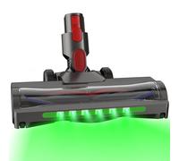 KENVOR Cepillo Compatible con Dyson V7, V8, V10, V11, V15 Aspiradoras Accesorio，Cepillo de Repuestos y 6 Luz Verdes para Suelos duros